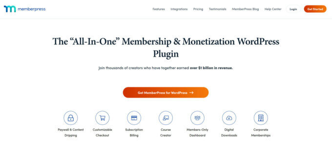 MemberPress-Homepage