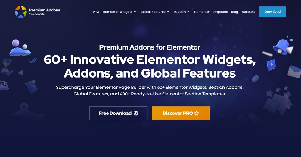 ส่วนเสริมพรีเมียมสำหรับ elementor