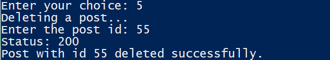 Python uygulamasıyla bir WordPress gönderisini silme.
