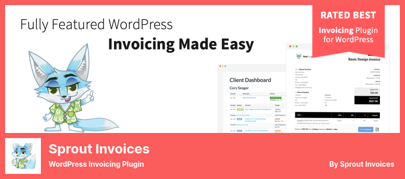 ปลั๊กอินใบแจ้งหนี้ Sprout - ปลั๊กอินการออกใบแจ้งหนี้ WordPress