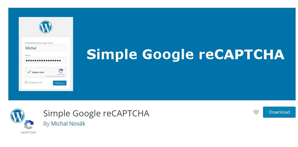 Proste reCAPTCHA Google
