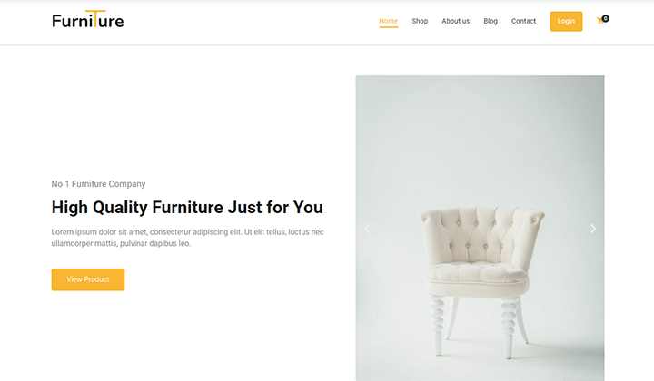 Más de 10 mejores temas de WordPress para muebles para WooCommerce 2022 10 furniture WordPress themes