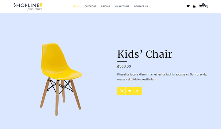 Más de 10 mejores temas de WordPress para muebles para WooCommerce 2022 8 Furniture-Store-Shopline-Pro