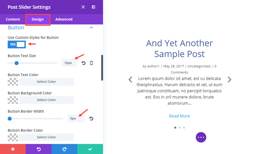 пост слайдер