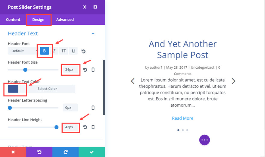 пост слайдер