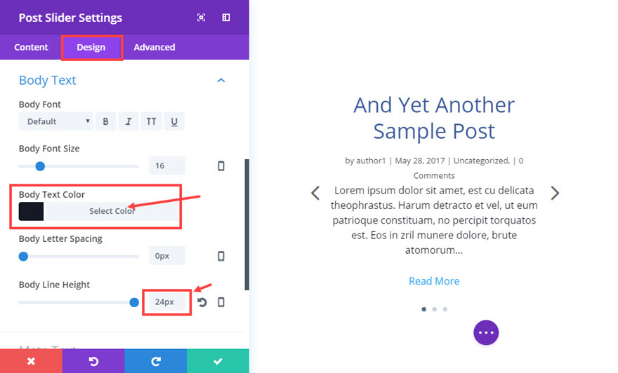 пост слайдер