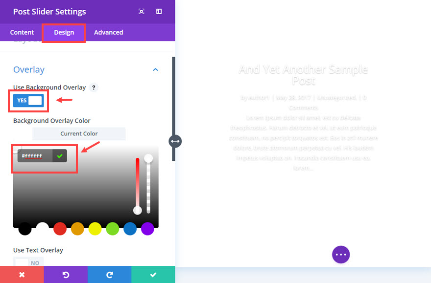 пост слайдер