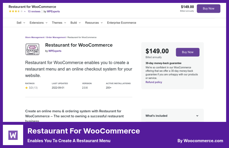 ปลั๊กอินร้านอาหารสำหรับ WooCommerce - ช่วยให้คุณสร้างเมนูร้านอาหาร