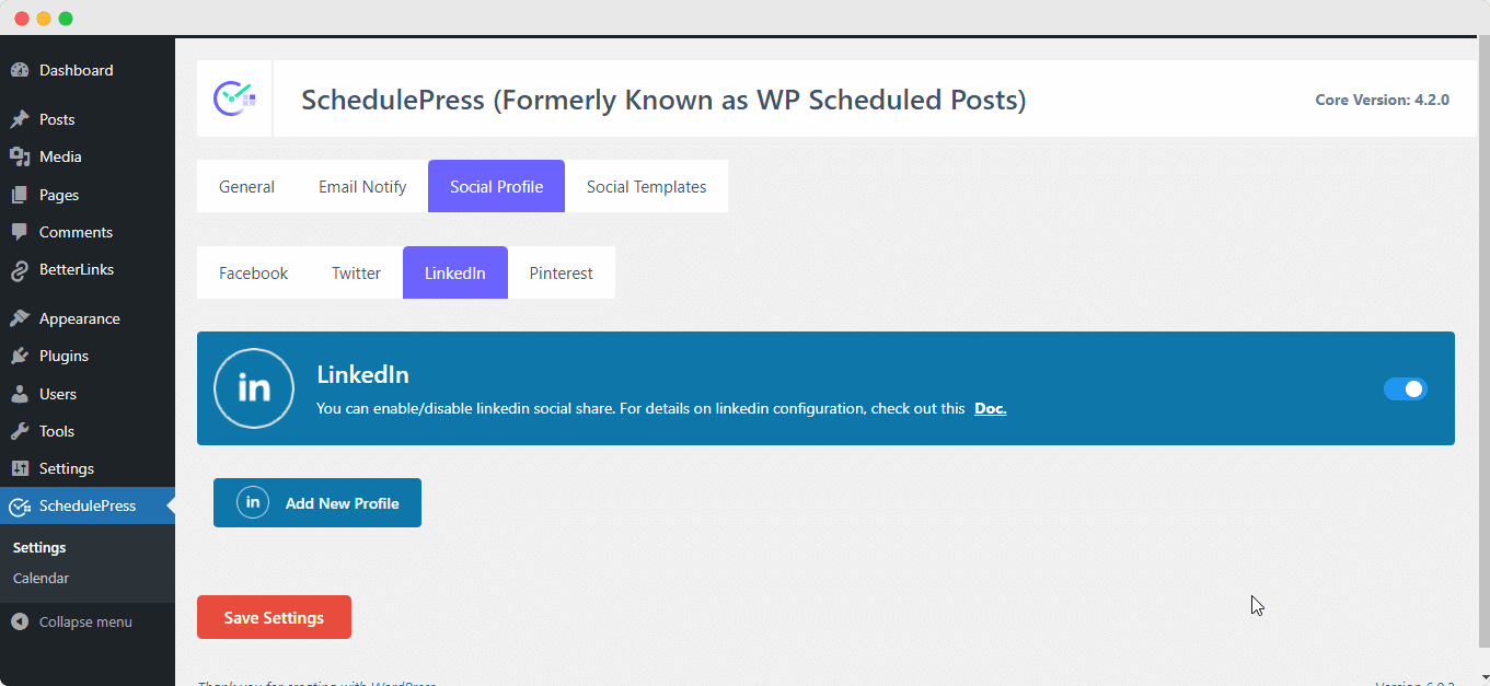 SchedulePress v4.2.0:改进了与 Pinterest 和 LinkedIn 5 的 WordPress 自动社交共享 Social Sharing