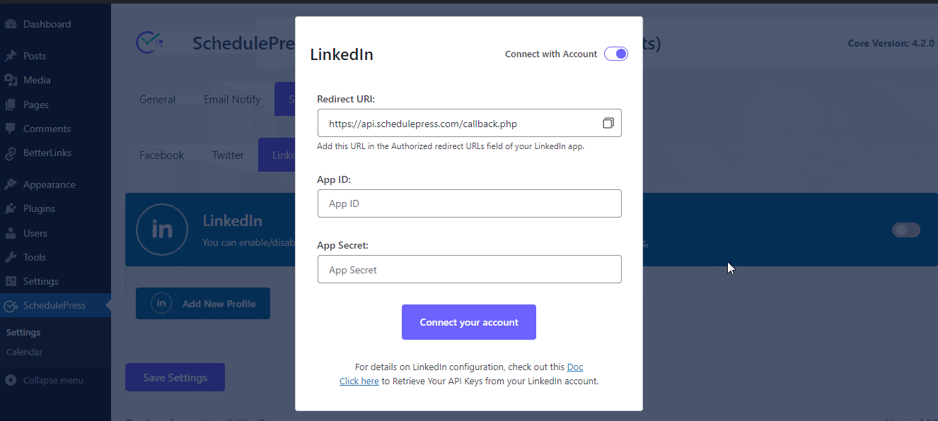 SchedulePress v4.2.0:改进了与 Pinterest 和 LinkedIn 7 的 WordPress 自动社交共享 Social Sharing