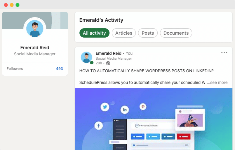 SchedulePress v4.2.0:改进了与 Pinterest 和 LinkedIn 9 的 WordPress 自动社交共享 Social Sharing