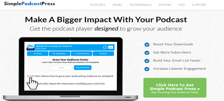 Podcast semplice Press Podcast I migliori plugin per podcast per WordPress