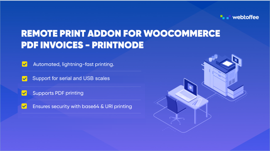 WooCommerce PDF 請求書のリモート印刷アドオン