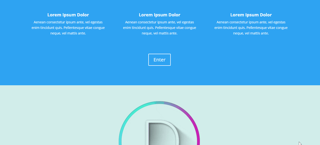 DiviサイトでのTypeform調査の例。