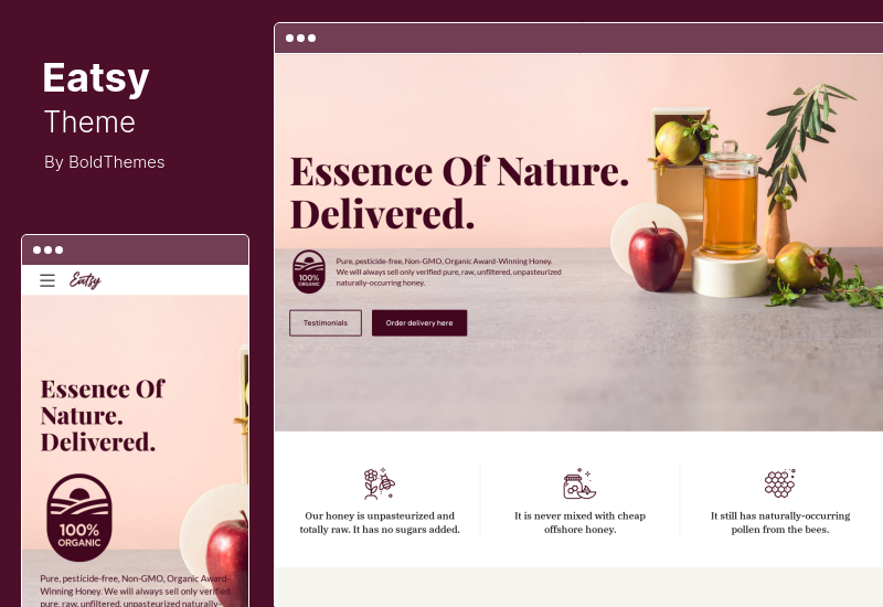 Eatsy Theme - тема WordPress для доставки еды и ресторанов