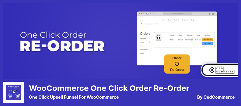 One Click Order Re-Order Plugin - One Click Upsell Funnel für WooCommerce