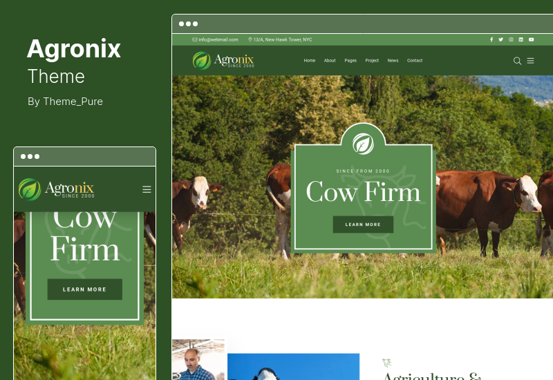 Tema Agronix - Tema WordPress per l'agricoltura biologica