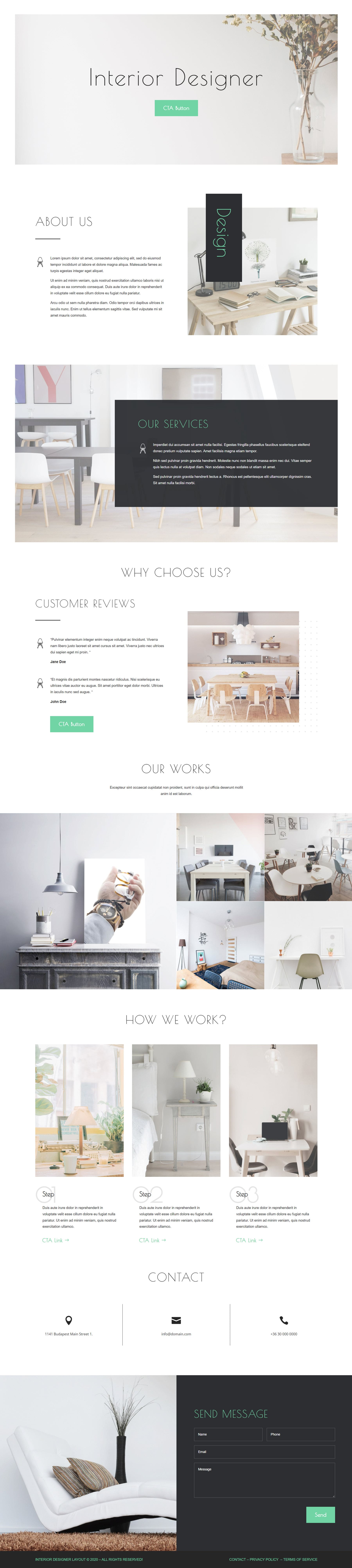 Divi Product Highlight หน้าแรก 25 Divi Layout Pack Interior Light