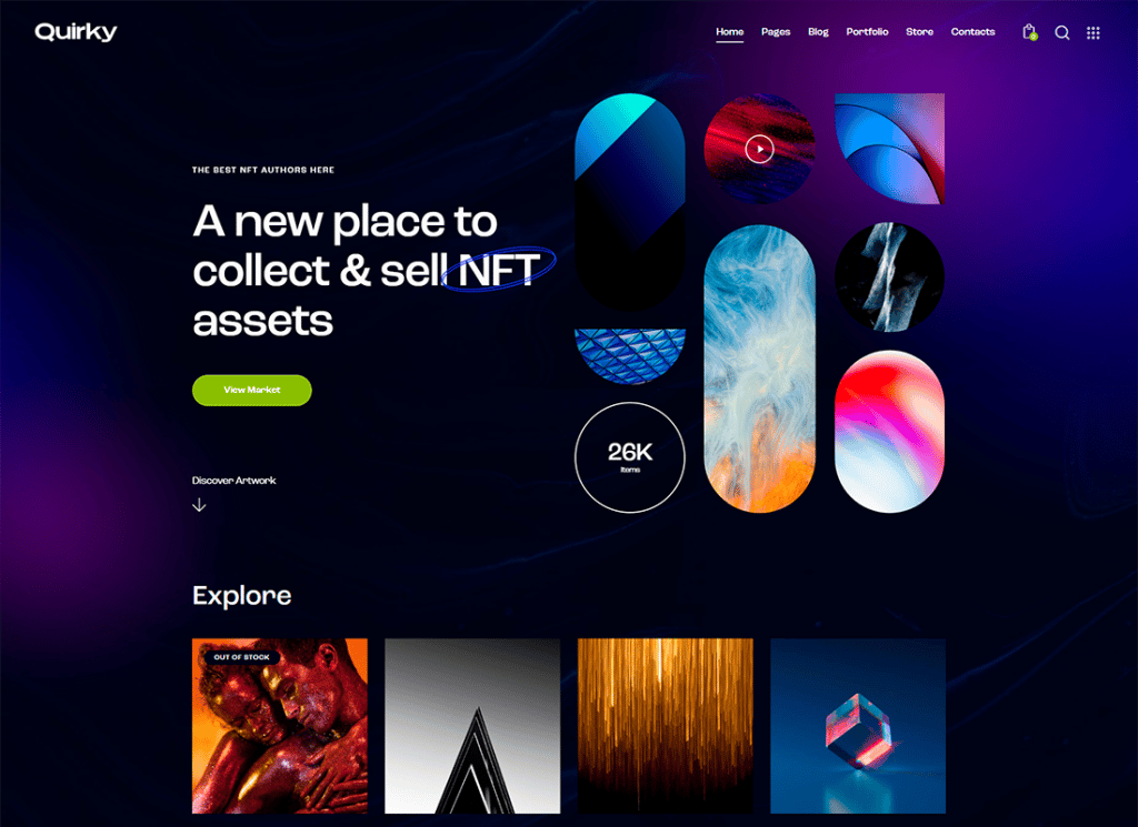 ilginç | NFT, Token & Blockchain WCFM Marketplace WordPress Teması