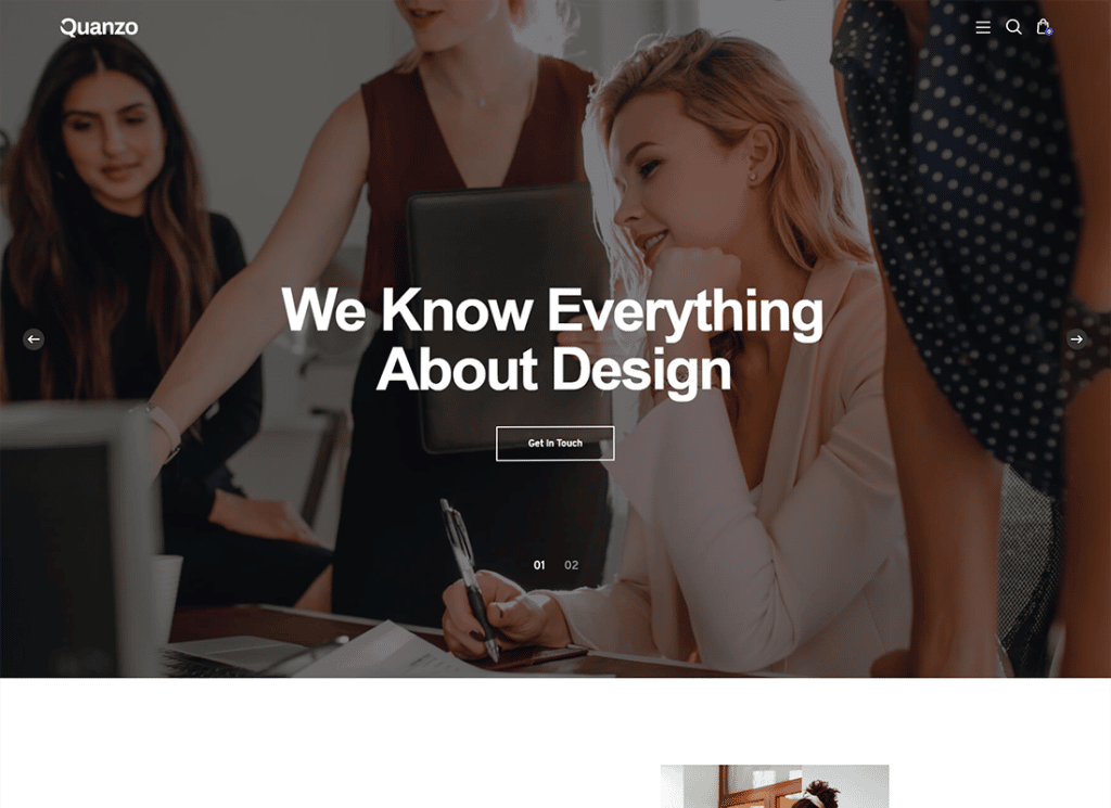 Quanzo | Kişisel Portföy WordPress Teması