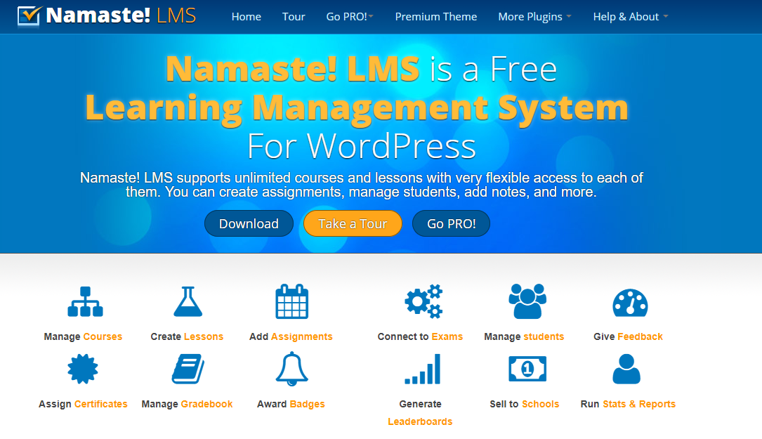 namastelms en iyi wordpress lms eklentileri için tayfun