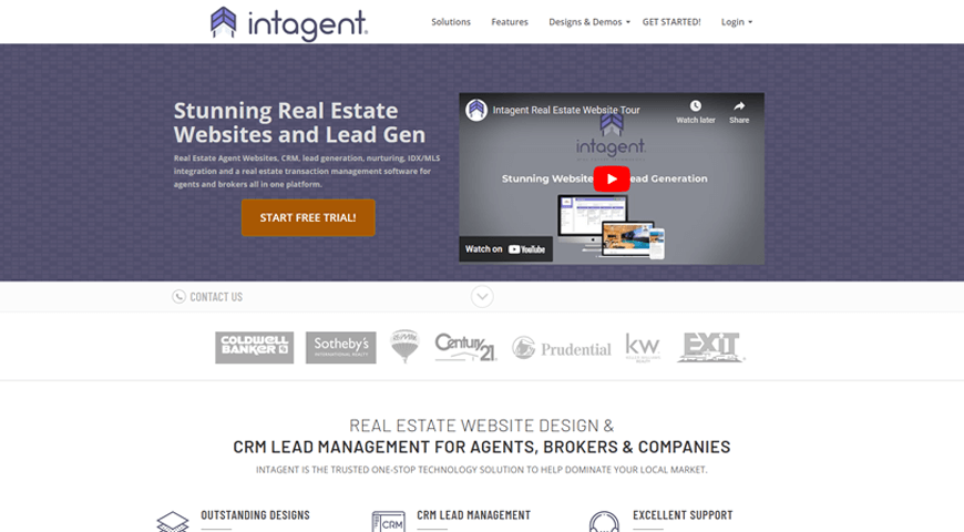 Intagent - melhores construtores de sites imobiliários