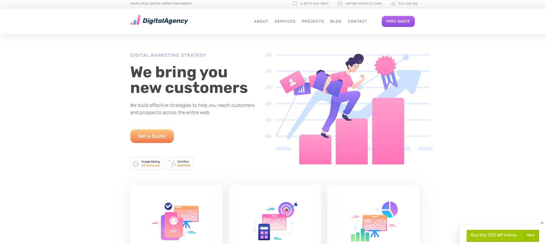 seowp - der starke Kandidat, um das beste SEO-Wordpress-Theme zu sein