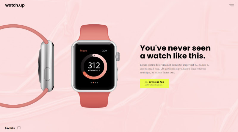 今日から使い始められるWordPress用の最高のランディングページテンプレート 9 Product Presentation Landing Page Template