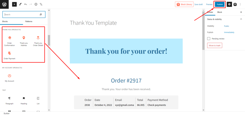 WooCommerce Nasıl Özelleştirilir Teşekkür Ederiz Sayfa 5 Arranging Thank You Page