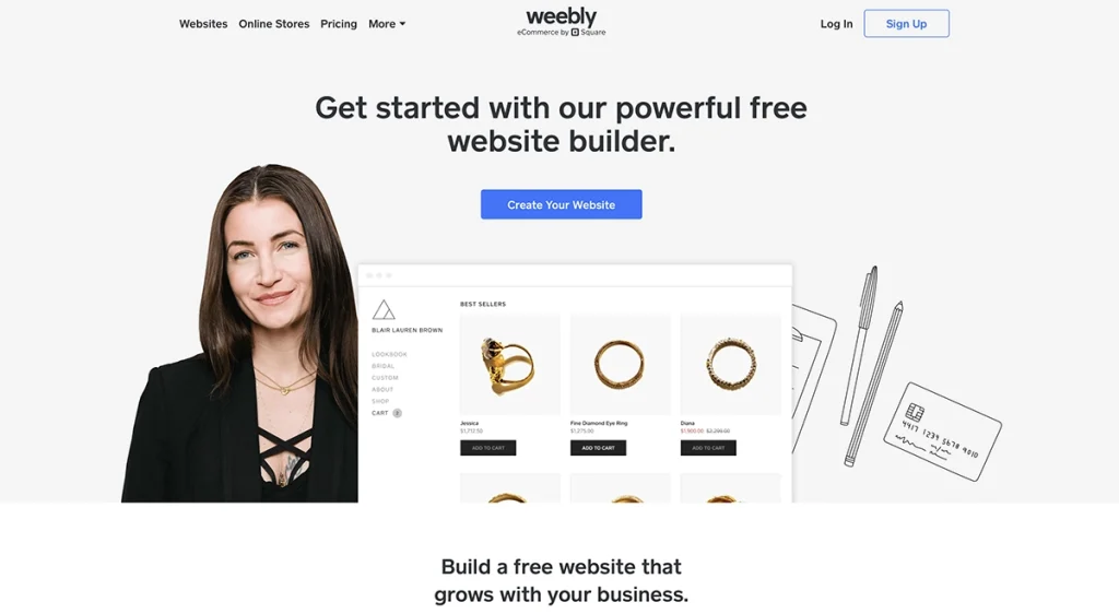 Weebly の最高の無料ウェブサイト ビルダー