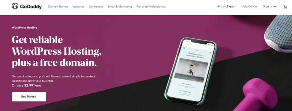 GoDaddy tani hosting WordPress