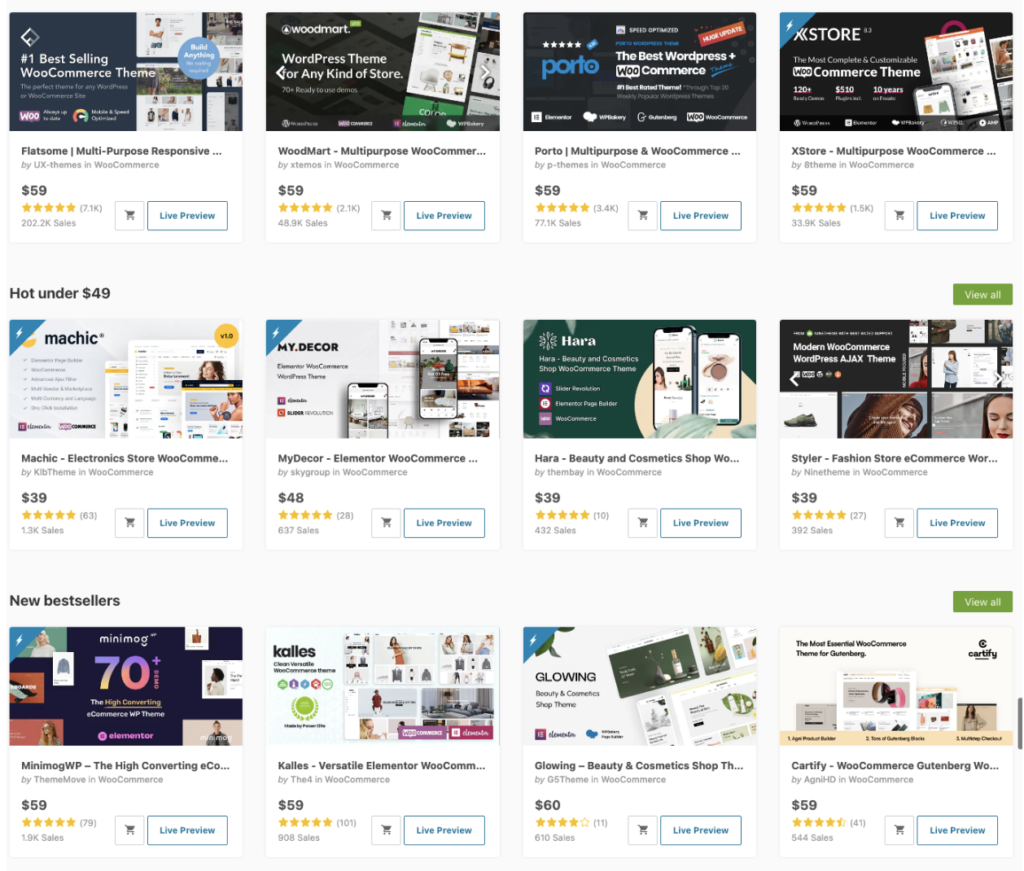 Desarrollo de sitios web de comercio electrónico