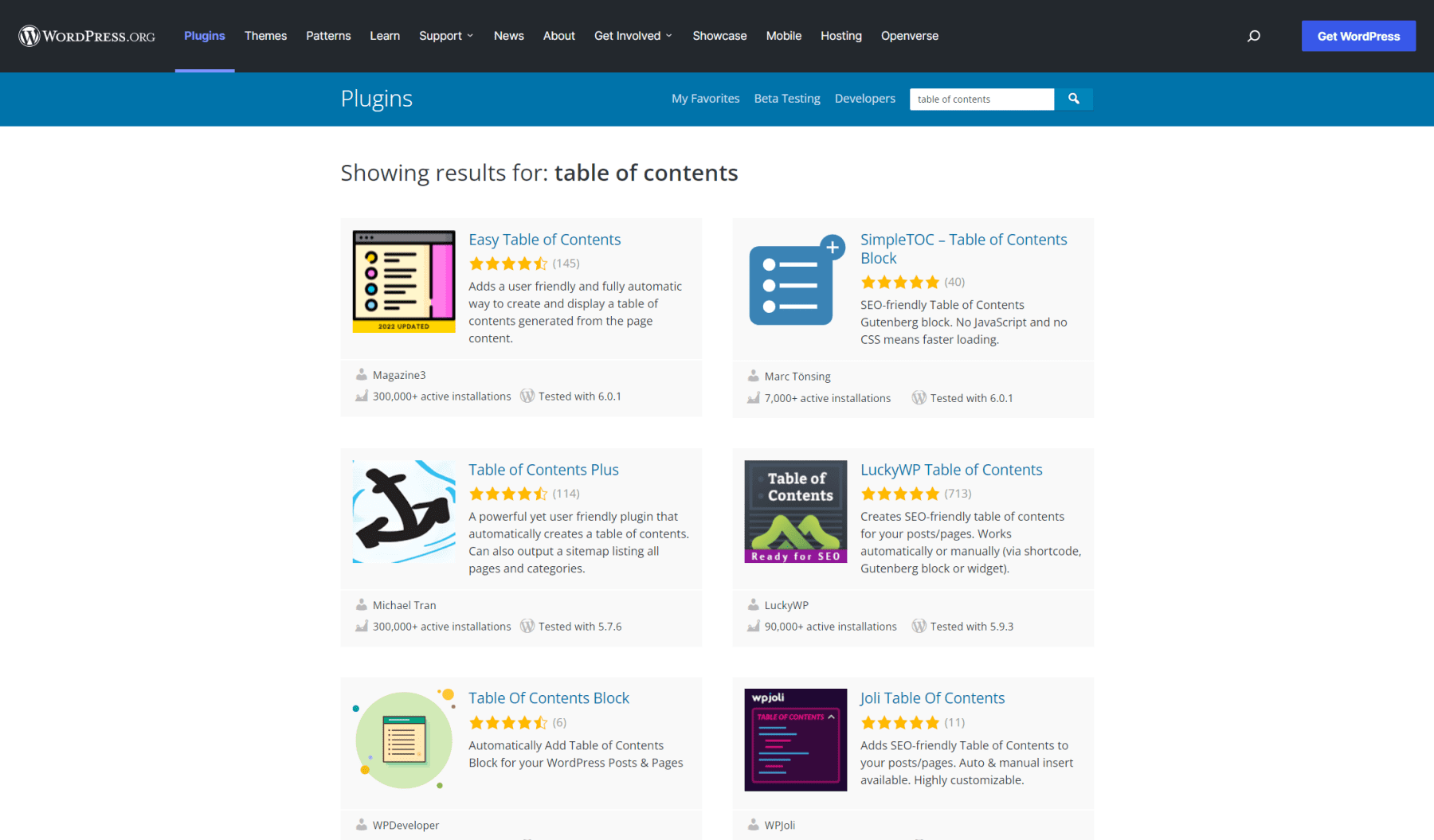 Pluginuri automate pentru WordPress TOC