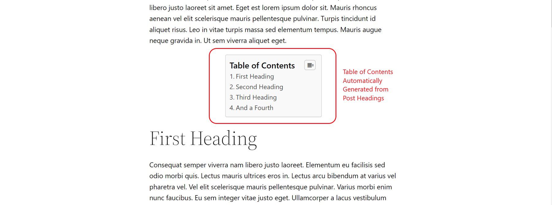 Exemplu de postare live