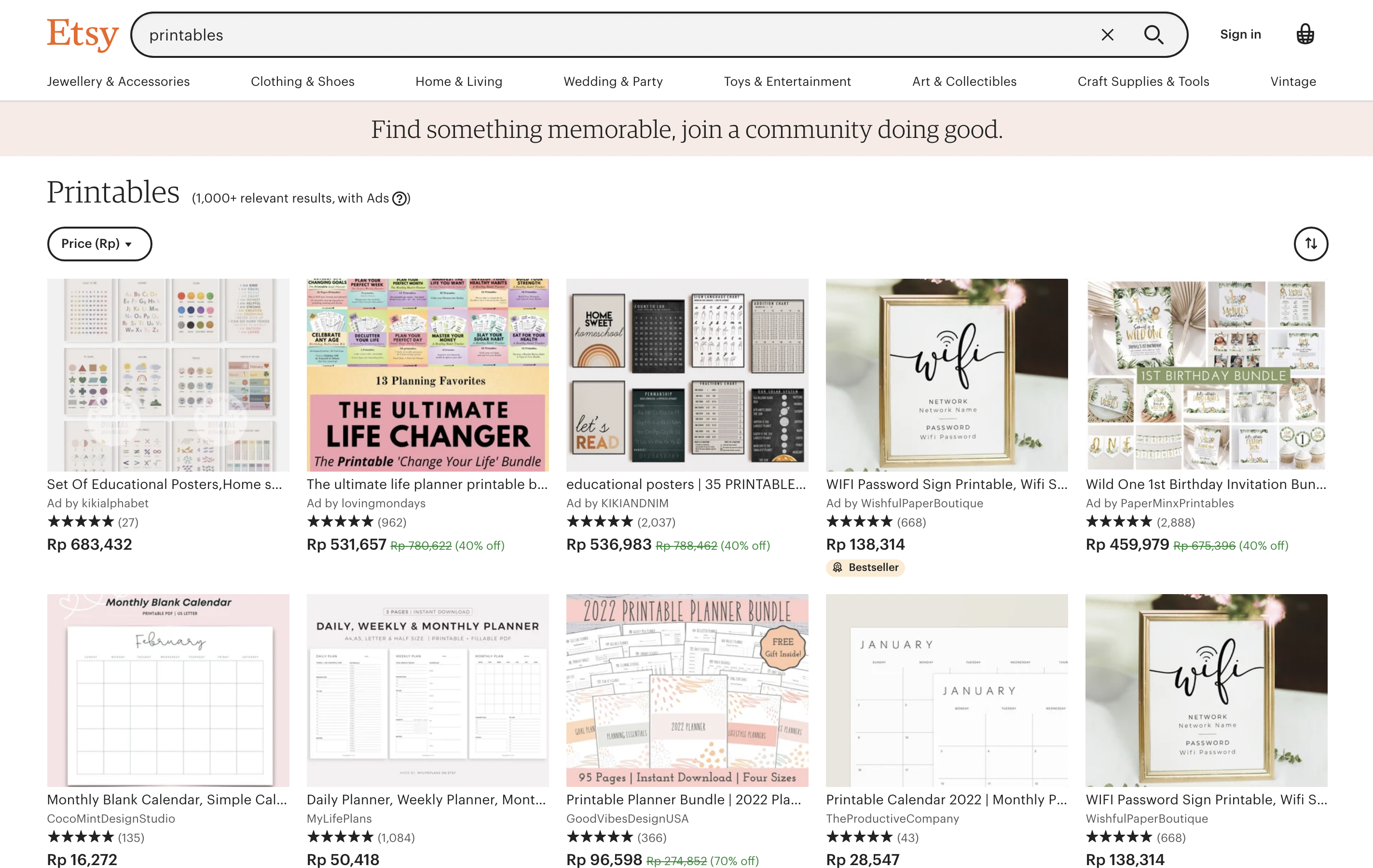 vinde imprimabile pe Etsy