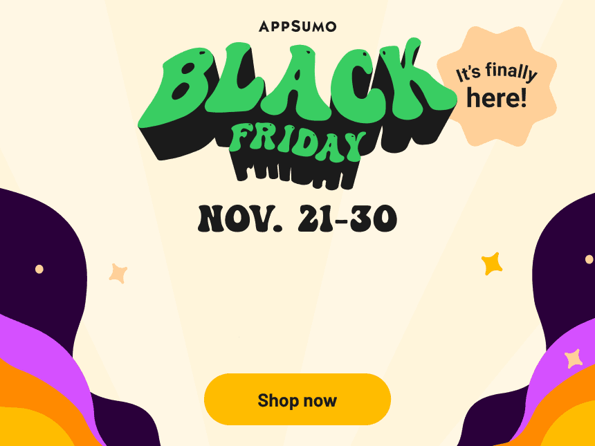 AppSumo ブラック フライデー ディール AppSumo