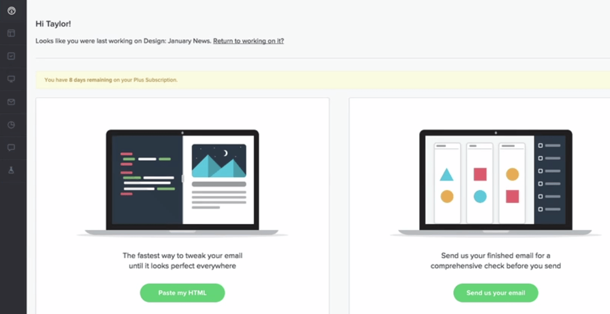 Ajout d'un nouveau projet à Litmus.