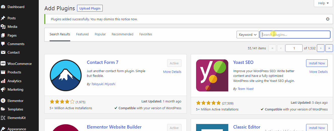 Instalar y activar el complemento Code Snippets