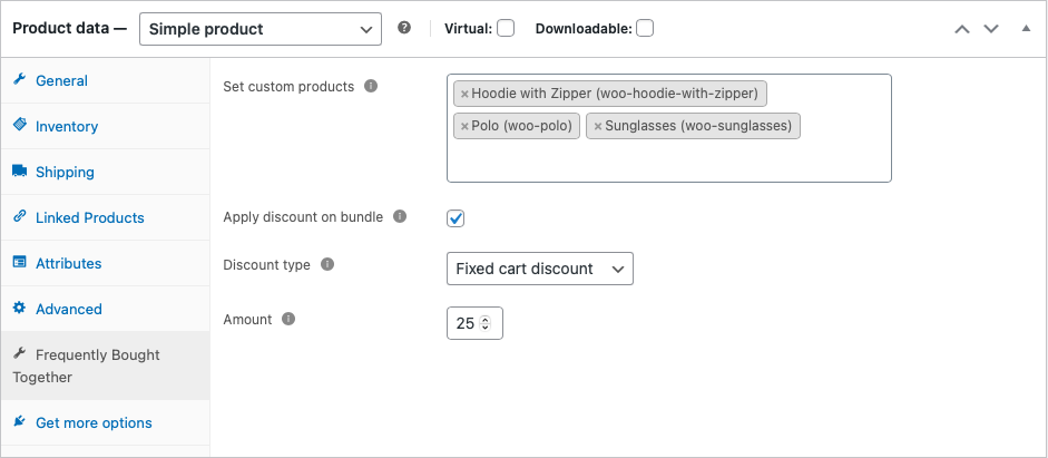 Configurați configurația personalizată a produsului în pagina produsului