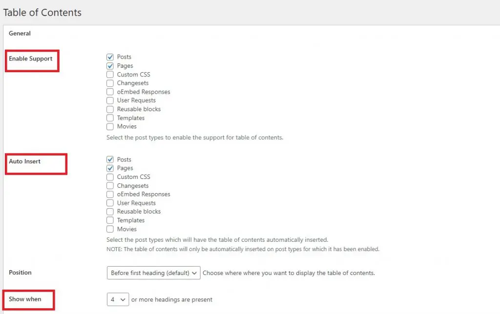 Wordpress 10에서 앵커 링크 추가