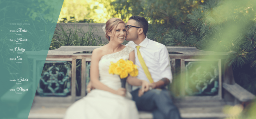 最好的一天婚礼主题。