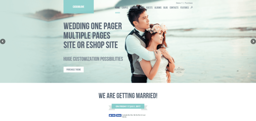 CuckooLove 婚礼主题。