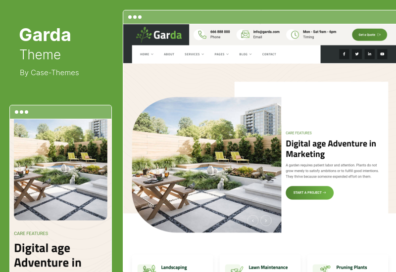 Tema Garda - Tema WordPress Berkebun & Lansekap