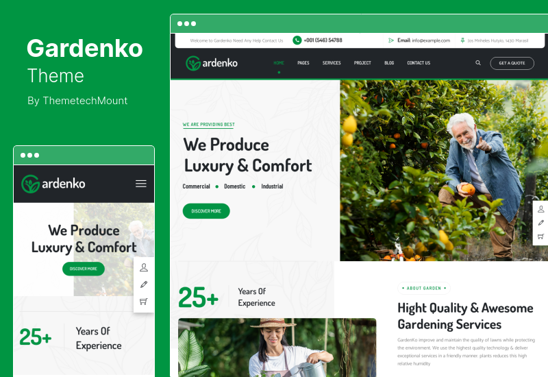 Gardenko Theme - Tema WordPress Berkebun & Lansekap