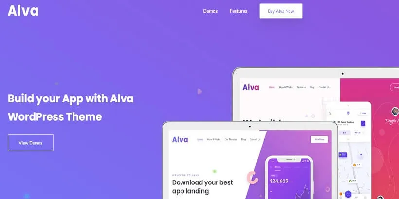 Alva-Best-Premium-Saas-WordPress-主題