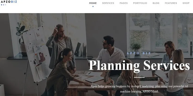 Apzo-Best-Premium-Saas-WordPress-主題