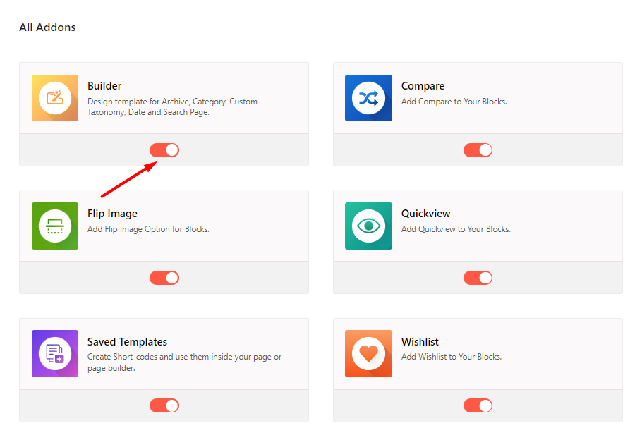 Como exibir e personalizar produtos WooCommerce à venda 3 Turn on WooCommerce Builder Addon