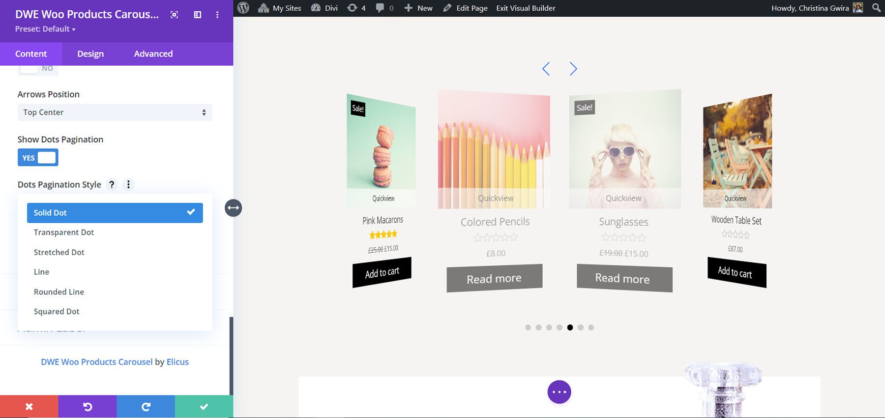 Divi WooCommerce 擴展產品