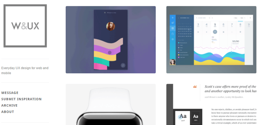 การออกแบบเว็บและ UX