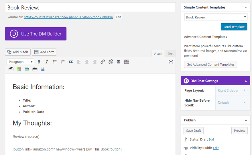 แทรกเทมเพลต